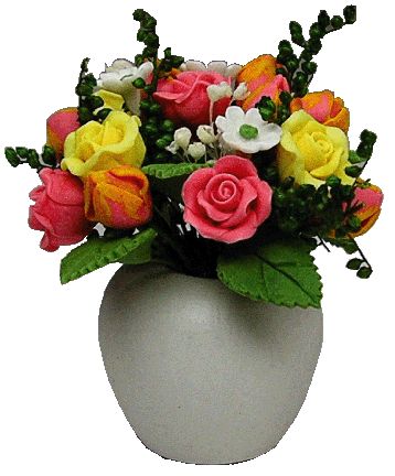 (image for) Floral Bouquet in White Vase