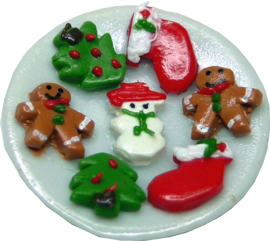 (image for) Christmas Cookies on Plate