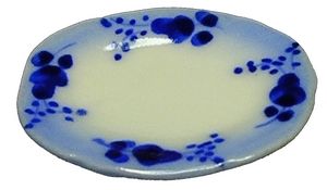 (image for) Blue Hue Patterned Ceramic Plate