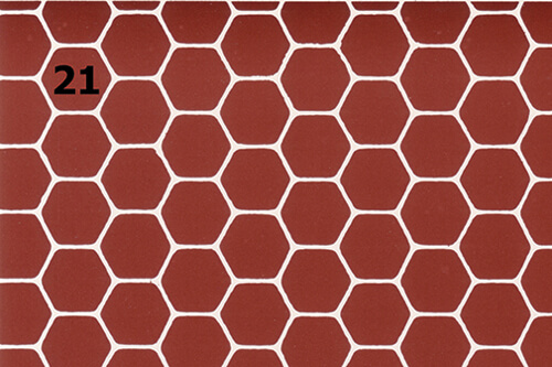 (image for) Floor Tile Sheet - Terra Cotta Hex