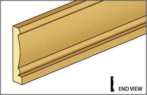 (image for) Interior Door Trim 7/16H x 24L