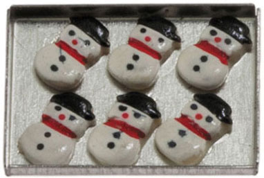 (image for) Snowman Cookies on a Sheet