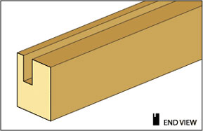 (image for) Window Sash 1/4H x 24L