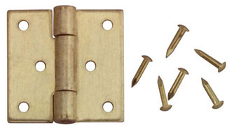 (image for) Butt Hinges w/ Nails 4pc