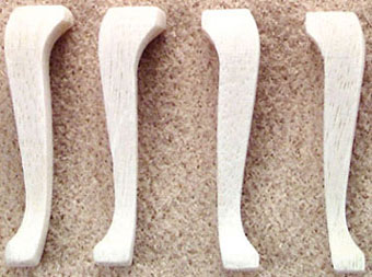 (image for) Cabriole Legs 4pcs