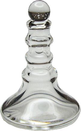 (image for) Flattened Glass Decanter