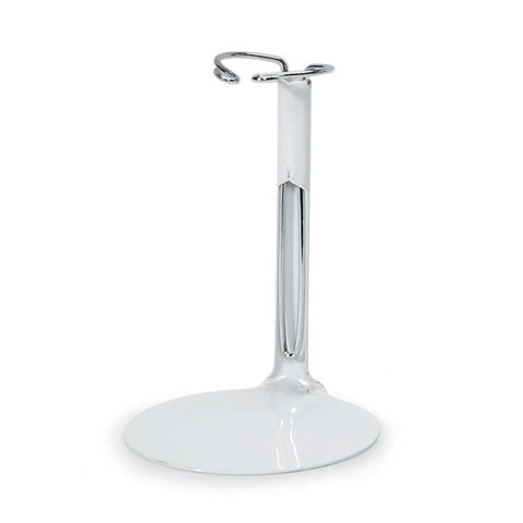 (image for) Doll Stand Plastic Coated Metal White 35 in