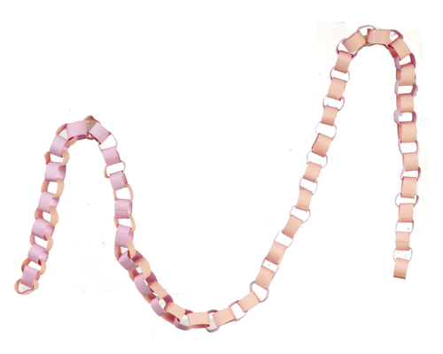 (image for) Purple & Pink Paper Party Chain