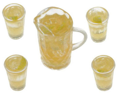 (image for) Lemonade Set w/ Pitcher & 4 Glasses