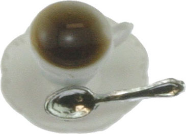 (image for) Cup of Coffee on Saucer w/ Spoon