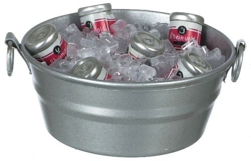 (image for) Tub w/ Ice & Canned Drinks