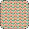 (image for) Cotton Fabric - Bargello Peach