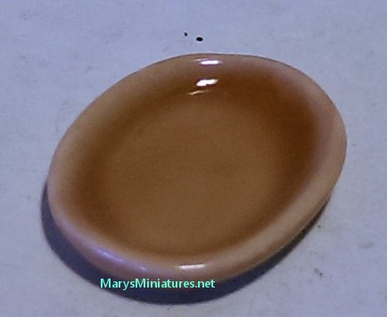 (image for) Oval Serving Dish Rose Ceramic