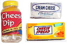 (image for) Cheese Set of 3 Cream - Dip & Spread