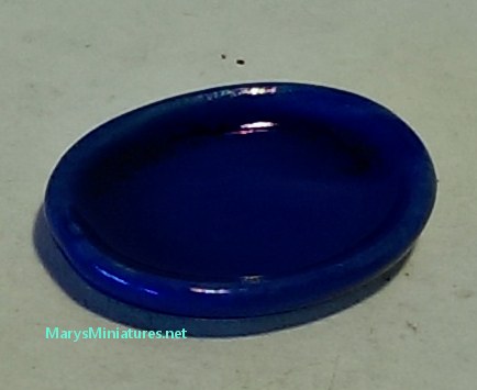 (image for) Oval Serving Dish Blue