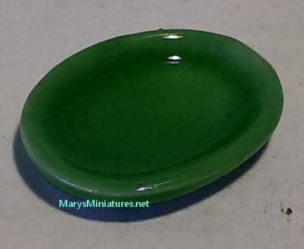 (image for) Oval Serving Dish Green