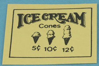 (image for) Ice Cream Cones Sign