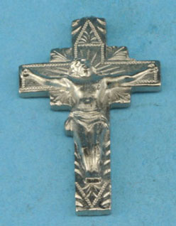 (image for) Silver Crucifix Decoration