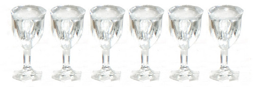 (image for) 6pc Cut Stemware Set Empty