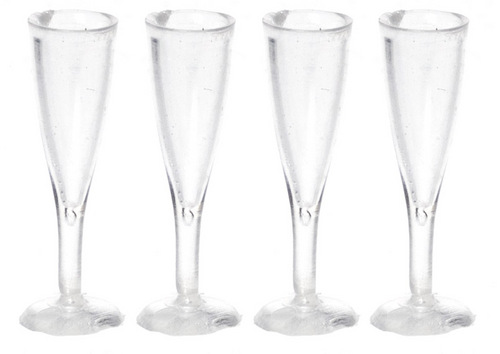 (image for) 4 Fluted Champagne Glass