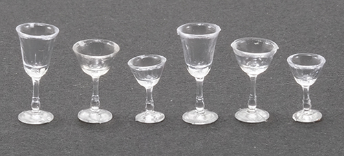 (image for) 6pc Clear Stemware Set