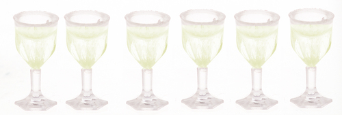 (image for) 6pc Cut Stemware Set Filled