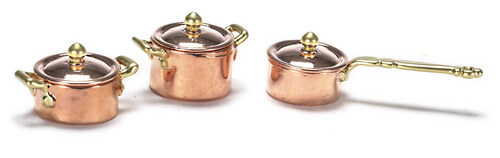 (image for) 6pc Copper Cookware Set