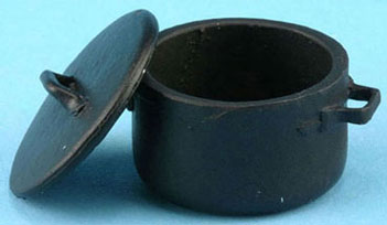 (image for) Black Pot with Lid