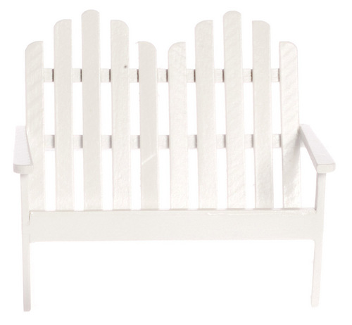 (image for) Adirondack Double Chair / Loveseat - White