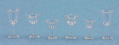 (image for) 6pc Clear Stemware Set