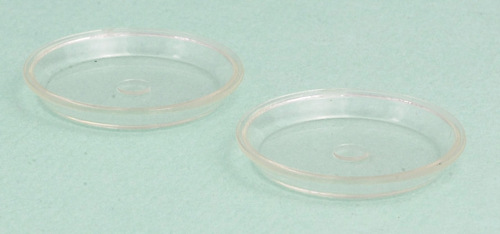 (image for) Pie Pan Set-Clear Plastic 2pc