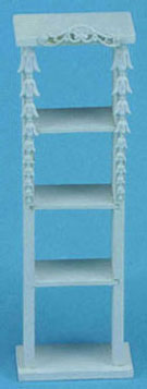 (image for) White Decorated Ladder Shelf