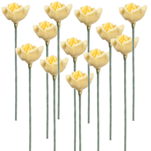 (image for) 1dz Yellow Rose Stems