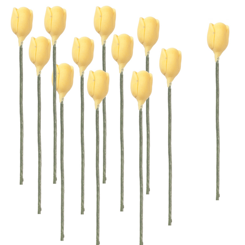 (image for) 1dz Yellow Tulip Stems