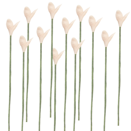 (image for) 1dz Light Pink Flower Stems