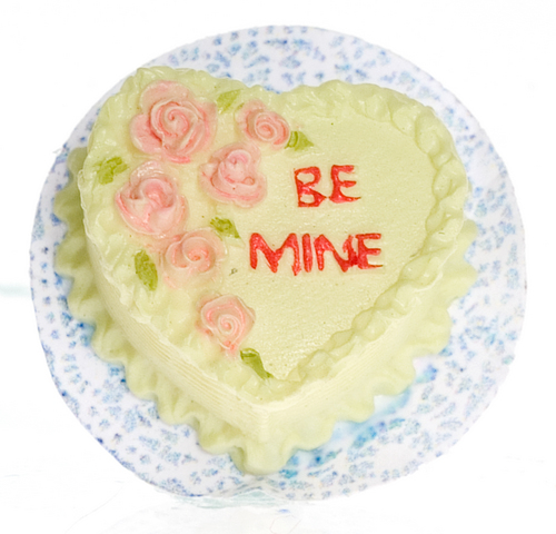 (image for) 1/2in Scale Be Mine Valentines Cake 2pc