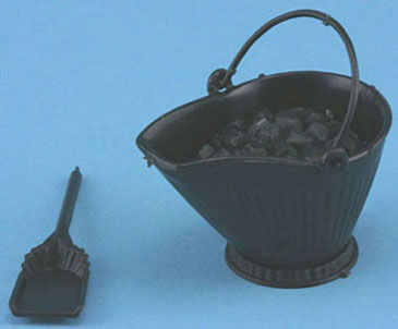 (image for) Coal Scuttle w/ Coal & Shovel Kit