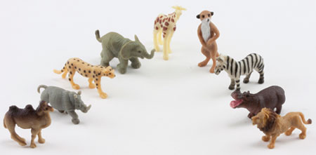 (image for) Toy African Animal Set 9pc