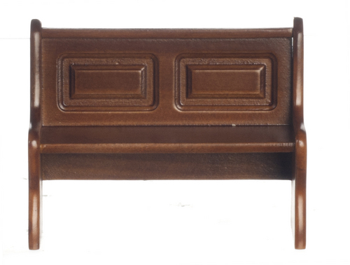 (image for) Long Deacons Bench - Walnut