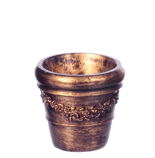 (image for) Victorian Plant Pot Gold 2pc