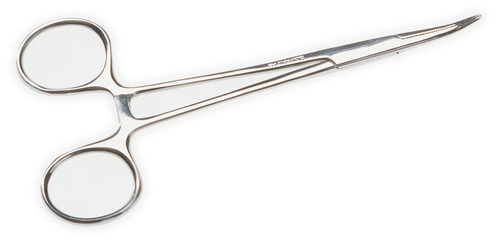 (image for) 5 Inch Curved Locking Forceps