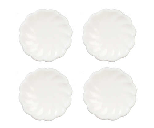 (image for) Victorian Plates White 4pc