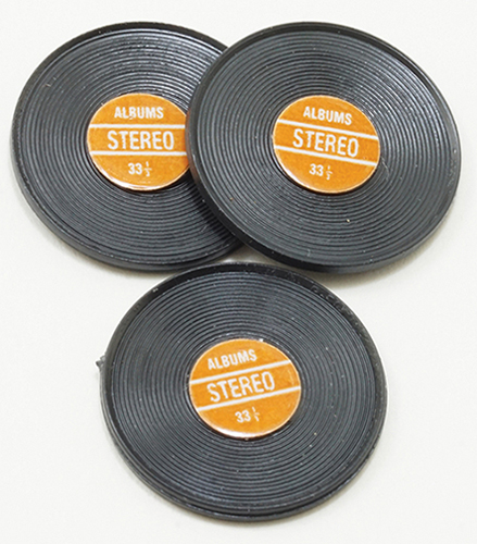 (image for) 3 Phonograph Records Brown Label