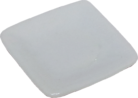 (image for) Small Ceramic Square White Plate