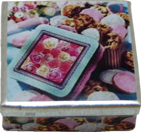 (image for) Square Sweets Tin Empty