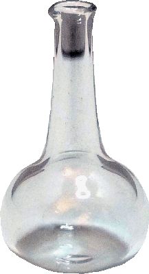 (image for) Clear Glass Onion Jar Vase