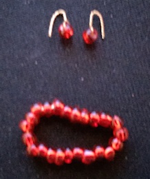 (image for) Necklace & Earrings Ruby