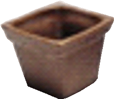 (image for) Square Terra Cotta Pot