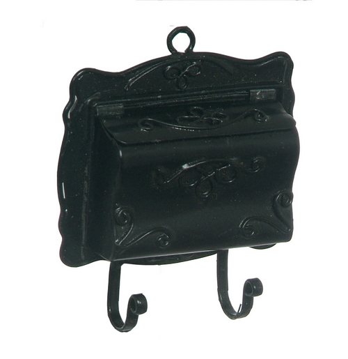 (image for) City Mailbox w/ Paper Hanger - Black