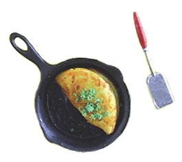 (image for) Omelet Pan w/ Omelet & Spatula